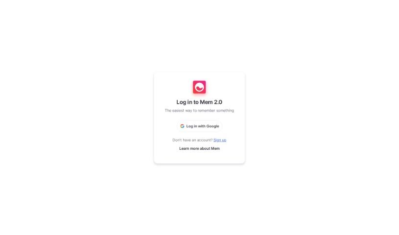 Screenshot of Mem