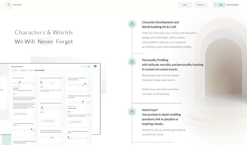 Screenshot of Metos