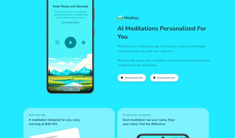 Screenshot of Mindfuly