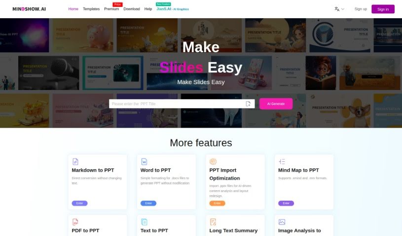 Screenshot of Mindshow