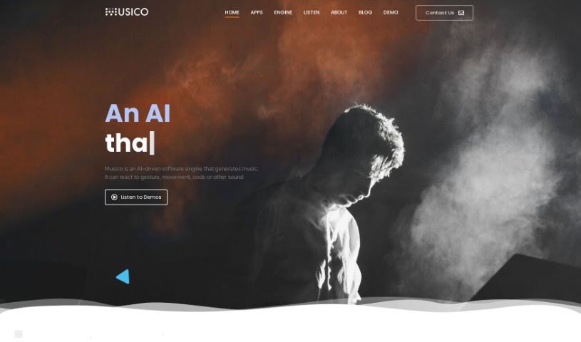 Screenshot of Musico
