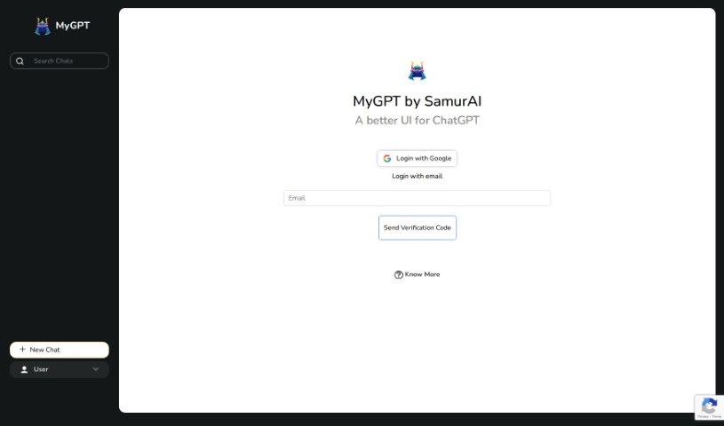 Screenshot of MyGPT