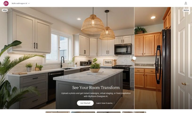 Screenshot of Myroomdesigner.ai