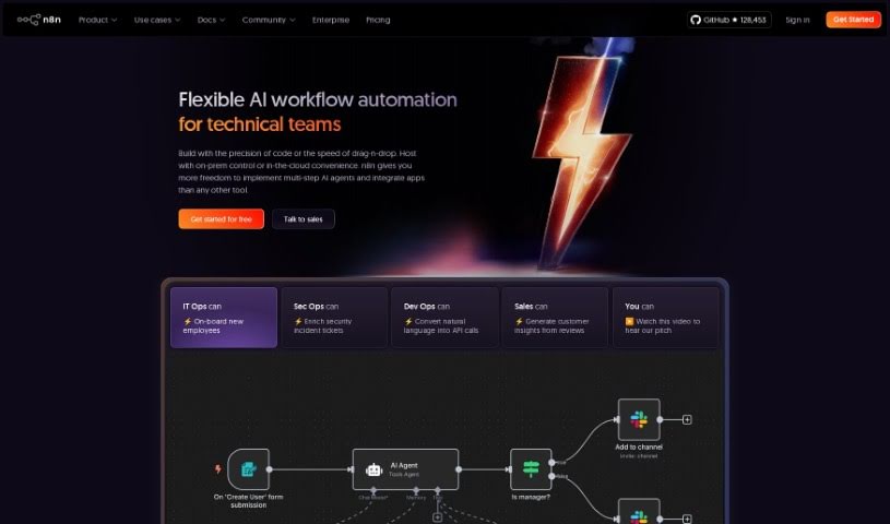 Screenshot of N8N