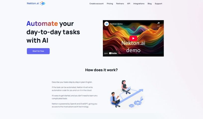 Screenshot of Nekton