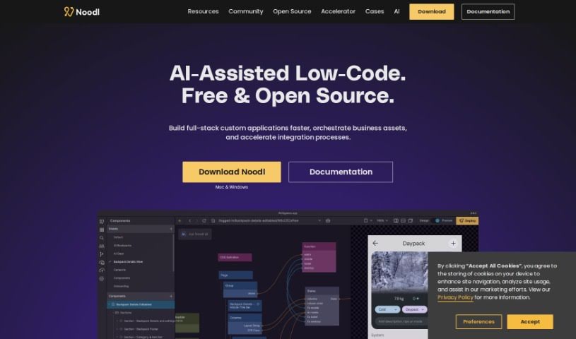 Screenshot of Noodl