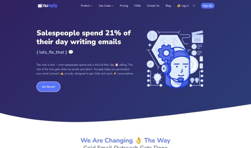 Screenshot of Nureply
