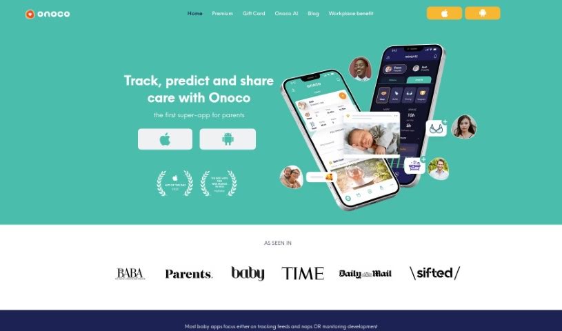 Screenshot of Onoco App