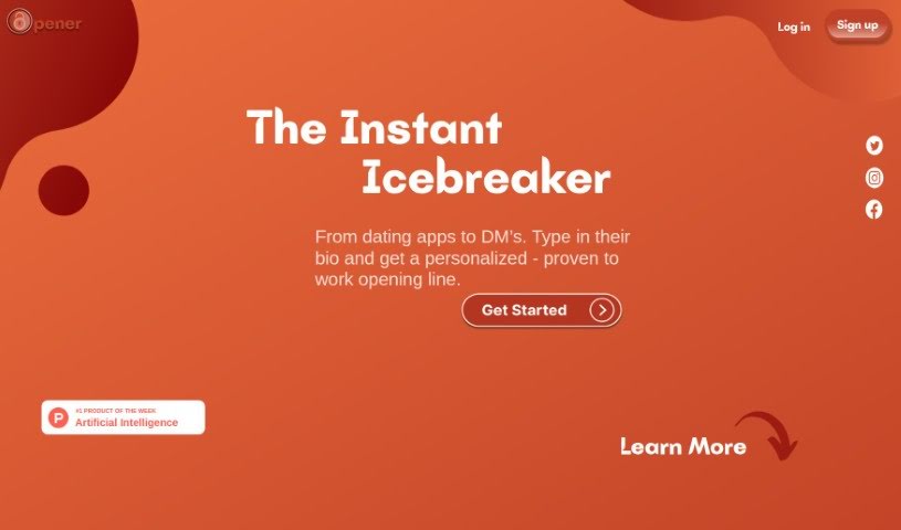 Screenshot of Opener.chat