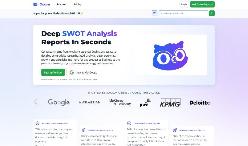Screenshot of Osum