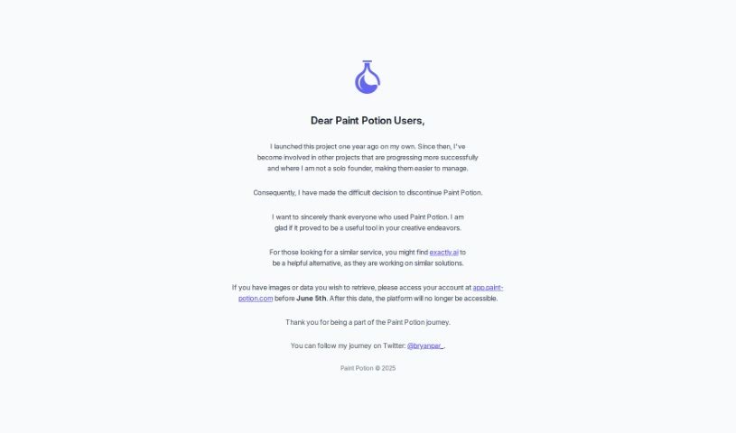 Screenshot of Paint Potion