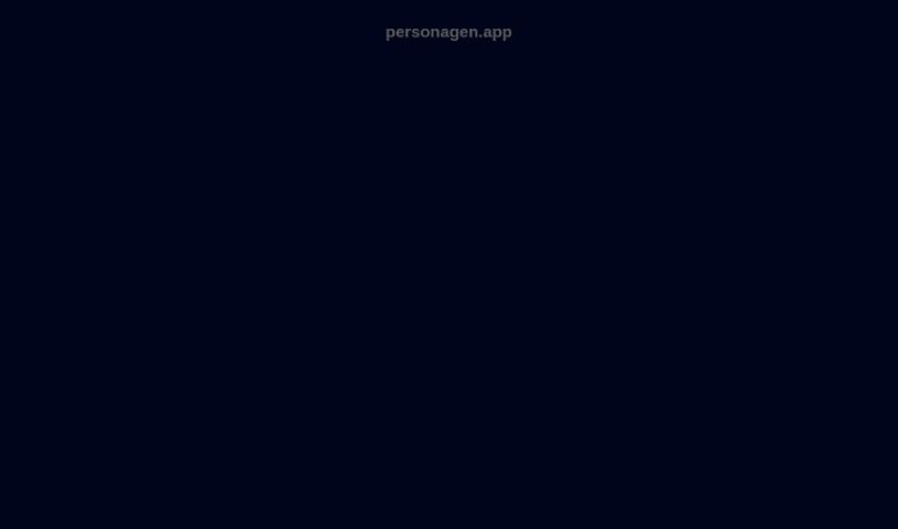Screenshot of PersonaGen