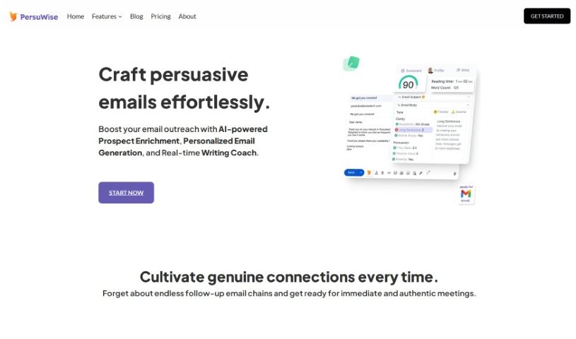 Screenshot of Persuwise